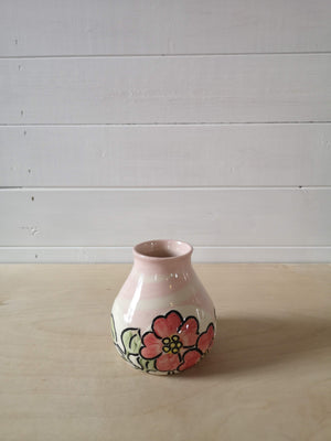Open image in slideshow, Pink Porcelain Bud Vase
