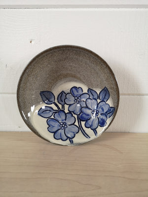 Open image in slideshow, Blue and White Dessert Bowl
