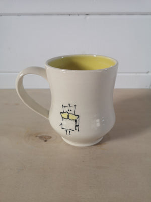 "Robot in disguise" mug